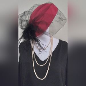 Vintage Pink Bollman Doeskin Hat Geo W. Bollman & Co. Capulet